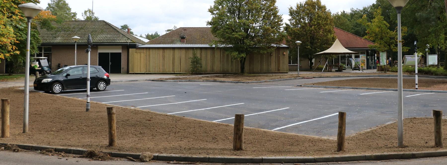 banner Aanleg parkeerplaats Landal Rabbit Hill