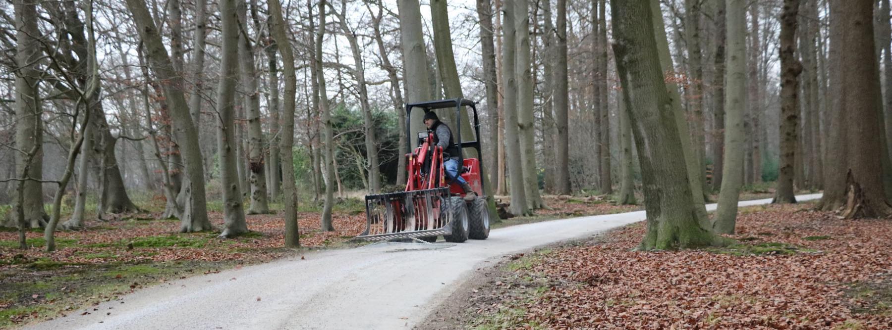 banner Herstel halfverhardingspaden Landgoed Broekhuizen 