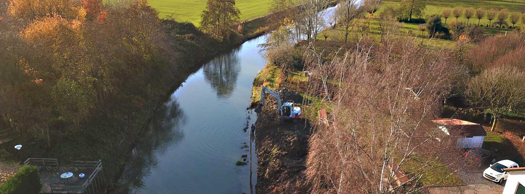 banner Herstellen inlaat Linge Doornenburg