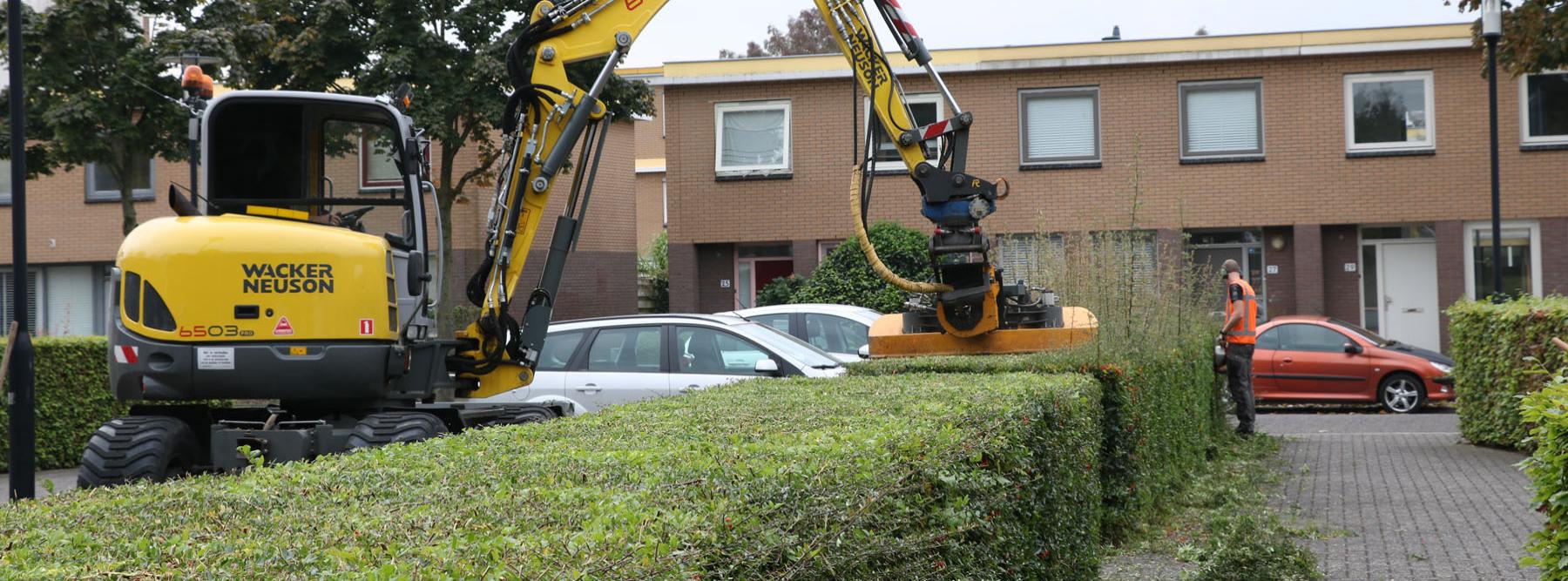 banner Machinaal hagen knippen in Amersfoort