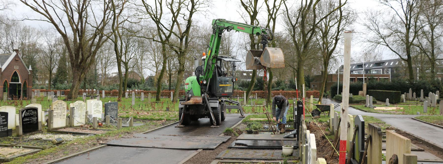 banner Ophogen graven Bunschoten